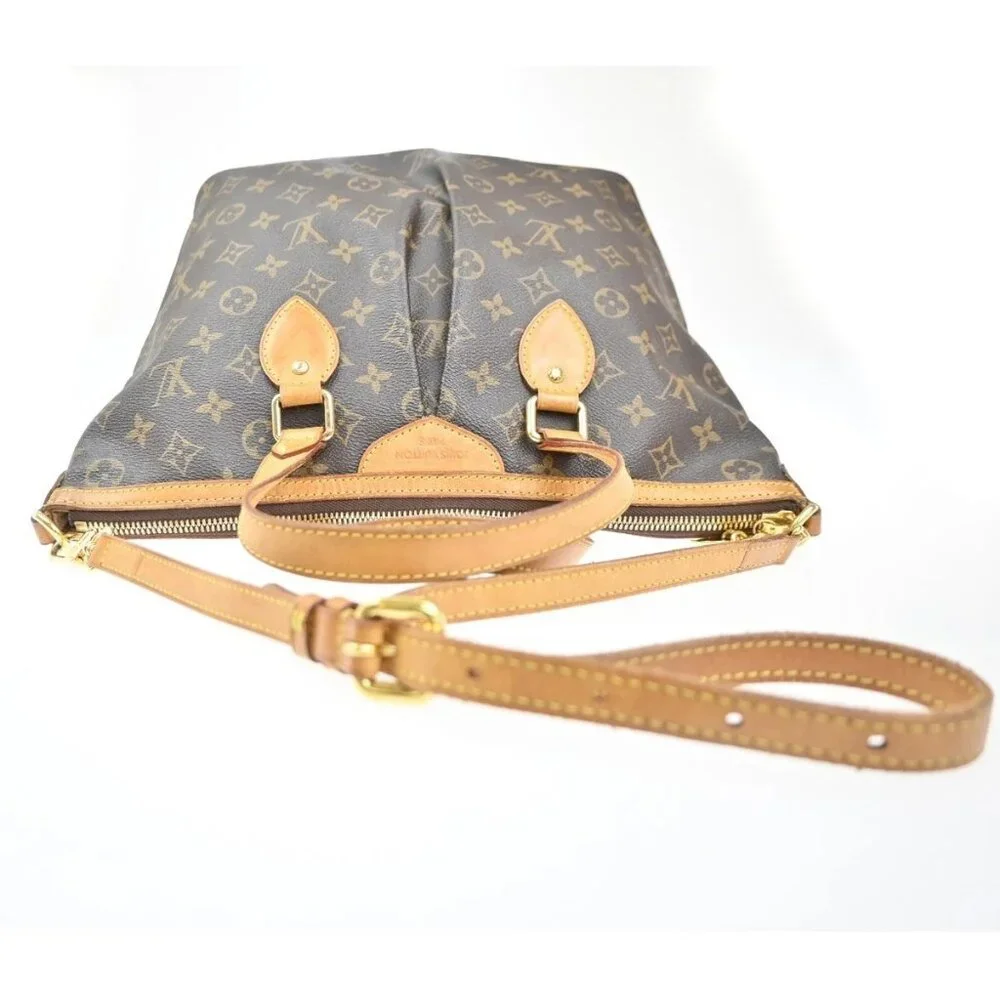 LOUIS VUITTON Palermo PM 2Way Hand Bag Monogram Leather Brown M40145 96KC445 - Picture 5 of 16